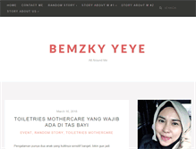 Tablet Screenshot of bemzkyyeye.com